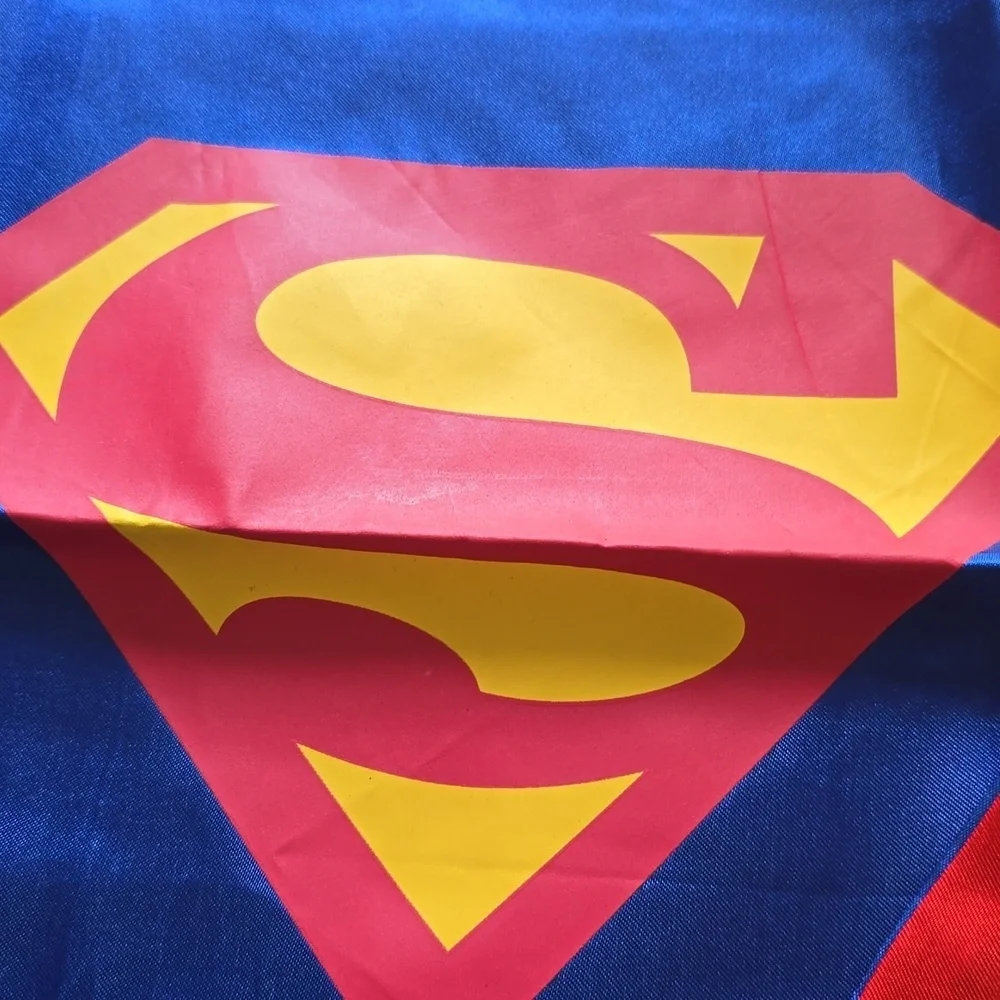 Set of Three (3) Superhero Kids Cape and Masks - Blue & Red - Unisex